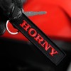 MotoLoot Keychain for Motorcycles, Scooters, Cars and Gifts (Horny)