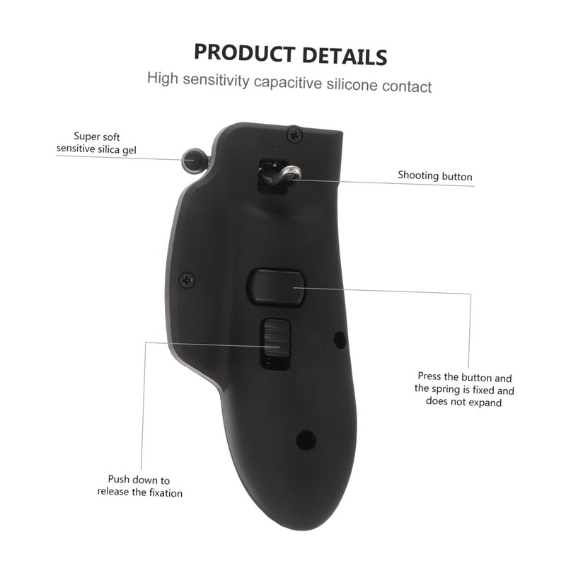 CHILDWEET Tablet Game Controller Grip Aim Button Game Trigger for