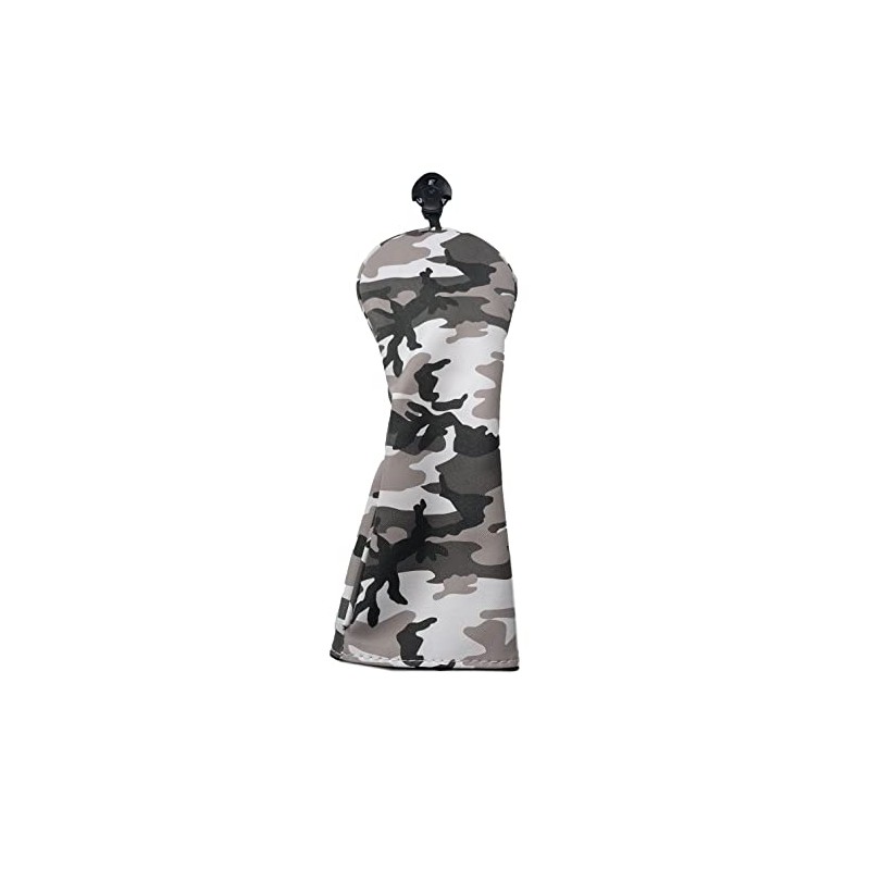 Utility Headcover Camouflage Pattern 4 Color Options Wood Cover (Gray)