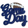 Generic Football Game Day Chenille Iron-On Patch - Navy Blue