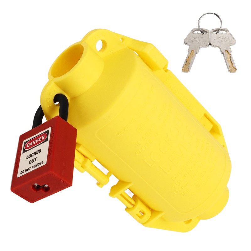 Industrial Electrical Plug Lockout Device Set Universal Electrical Plug Lockout