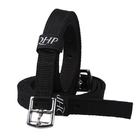 QHP Stirrup Leathers Nylon (120 cm, Black)