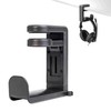 LZZEM Under Desk Headphone Stand Holder 360° Adjustable Rotating Arm