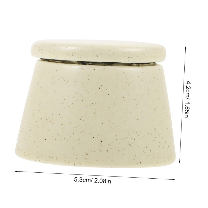WOONEKY Acrylic Nail Dappen Dish Cup Lid Nail Brush Cup