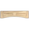 Castlewood Arched Raised Panel Valance, 36" W x 9" H