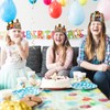 Hooqict Birthday Crowns for Kids Classroom 30 Pack Party Hats