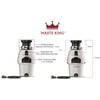 Waste King Legend Series Continuous Feed Garbage Disposal for Kitchen