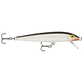 Rapala Original Floater Lures - Pike Zander Sea Trout Salmon Bass Fishing Tackle Silver 13cm/7g