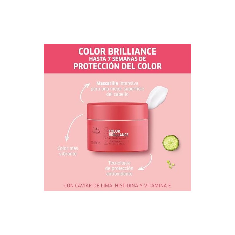 Wella Professionals Invigo Color Brilliance Mascarilla Protección de Color 150ml