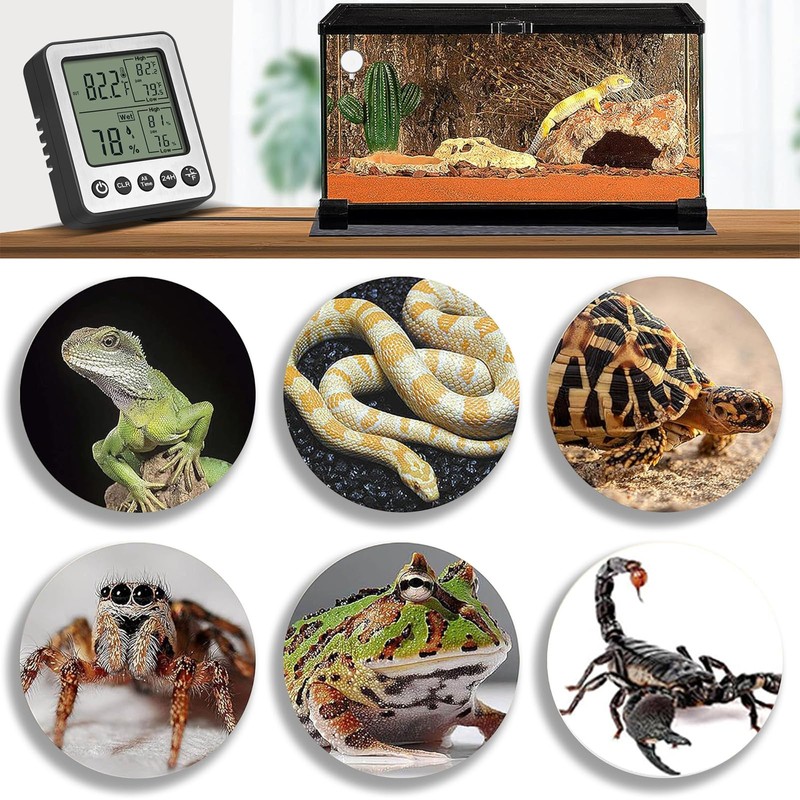 Refrigerator Thermometer Digital Freezer Thermometer Fridge Thermometer with Extra Sensor