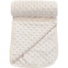 Intimates Cream Baby Bedding Fleece Bubble Popcorn Blanket Soft Touch