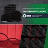 SGT KNOTS Twisted Battle Rope - Weighted Exercise Rope for