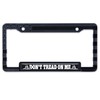 American Flag License Plate Frame Tag Bracket with 3D Raised