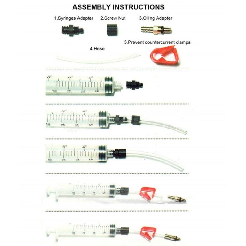 CYCEARTH Bicycle Brake DOT Oil Bleed Kit for Avid Sram