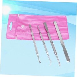 Baluue 1set Professional Nail Clipper Kit for Ingrown Nail Care File and Lifter for Manicure and Pedicure Ergonomic Design for Easy Use