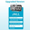 Slim LED Digital Alarm Clock, Mirror Surface for Makeup, with