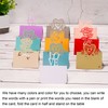 PATIKIL 25pcs Table Name Place Cards Favor Decoration Rose Cut