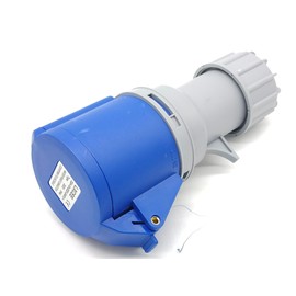 Industrial Socket Connector, 3 Pin Connector 32A 220V-250V 50/60Hz 3P 6h 2P+E IP44 CEE/IEC IP44 Waterproof Aviation Female Industrial Connector IEC60309 Standard