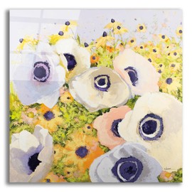 Epic Art 'Pastels' by Shirley Novak Acrylic Glass Wall Art, 12" x 12"