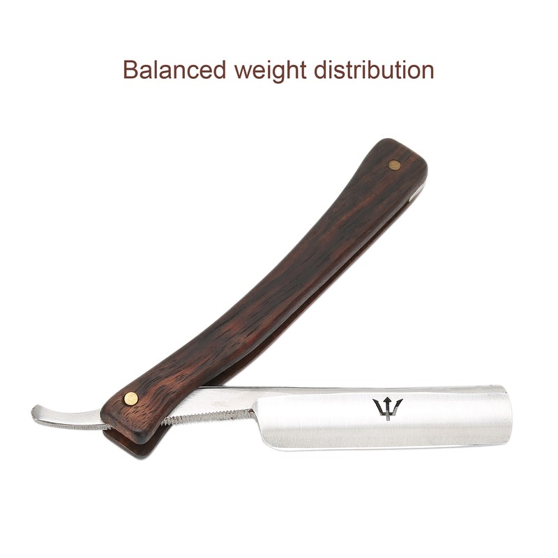 Men Manual Shaving Blade Holder Folding Shaving Knife Rack with