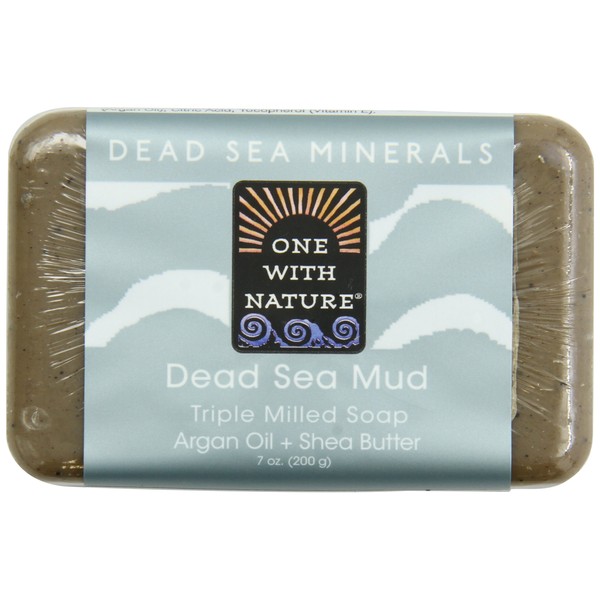 One With Nature Soap, Dead Sea Mud, 7 Ounce (Pack of 36)