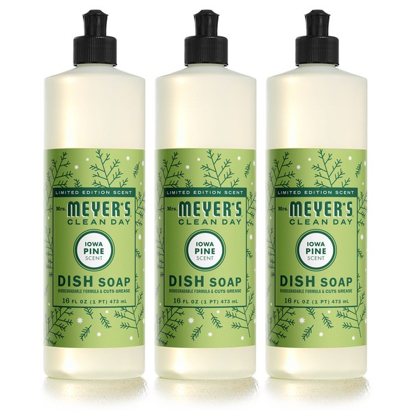 MRS. MEYER'S CLEAN DAY Liquid Dish Soap Iowa Pine, 16