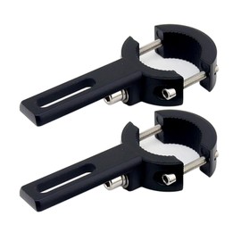 HQTS 2 Pieces Motorcycle Headlight Mounts Adjustable Motorcycle Headlight Bracket (20mm-38mm)