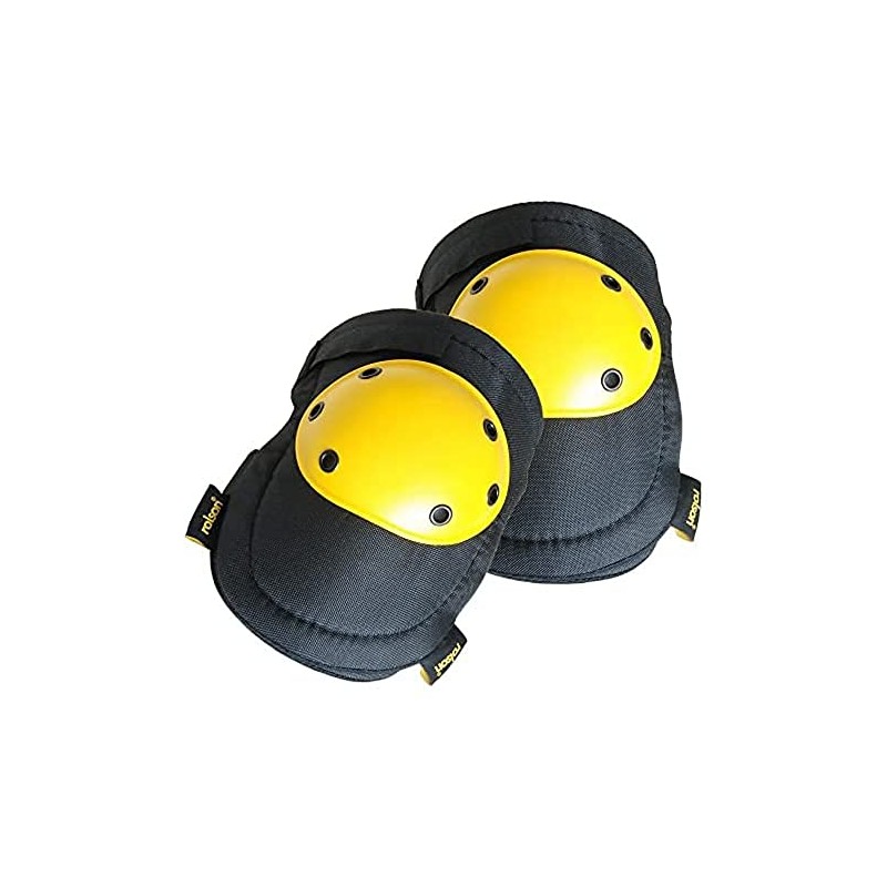 Rolson 82720 Hard Cap Knee Pads,Yellow/Black
