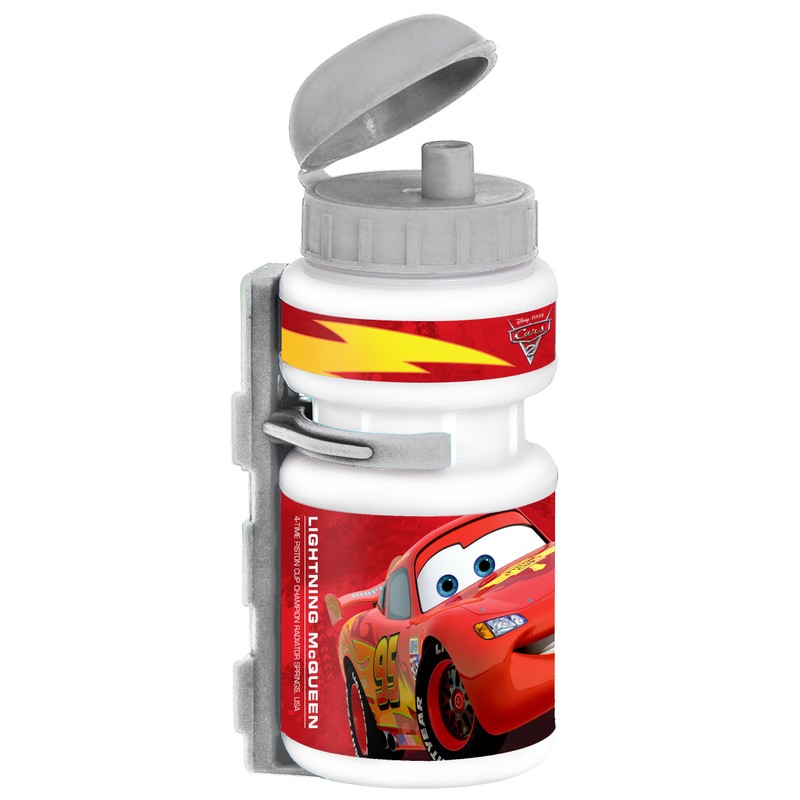 STAMP Basket, Drinking Bottle and Bell Set, red