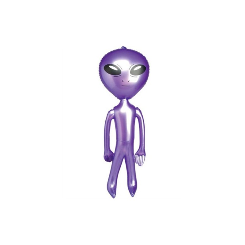 24" Purple Inflatable Martian Alien Prop Decoration-1 piece