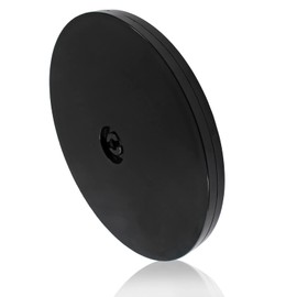 Bivethoi 6 Inch Turntable Mini Turntable Organizer, Black Rotating Tray Small Revolving Base, Acrylic Ball Bearing Turntable Plate for Kitchen Table Spice Rack, TV Laptop Computer Monitor