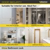 Sterling MLB330N 3 Lever Bathroom Sashlock 3-inch/76mm - Nickel