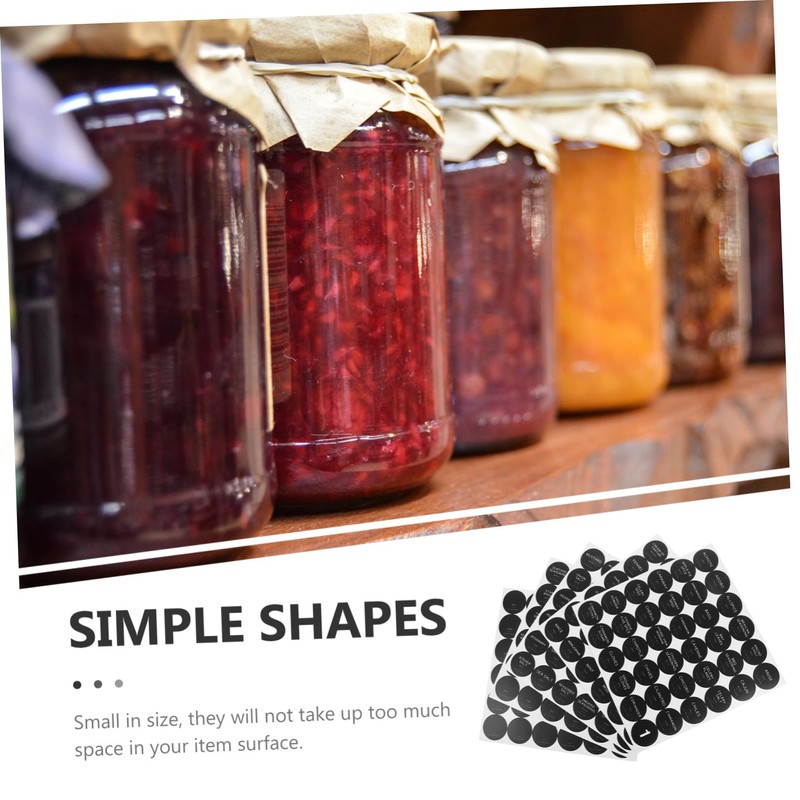 Operitacx 10sheets Spice Labels Stickers for Kitchen Canisters Easy Peel