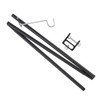 Camping Lantern Stand Aluminum Alloy Foldable Single Hook Lamp Pole