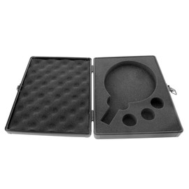 JOOLA Table tennis cover, bat case, aluminium case, suitable for 1 table tennis bat and 3 table tennis balls, black, 29 x 22 x 5.5 cm