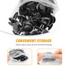 GOOACC 60PCS Fender Flare Rocker Moulding Clip Assortment 68039280-AA, 55156429-AA,
