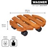 Wagner Palisande Country 20018201 Multi-Purpose Trolley Chestnut Round