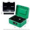 KYODOLED Cash Box with Combination Lock,Safe Metal Box for Money,Storage