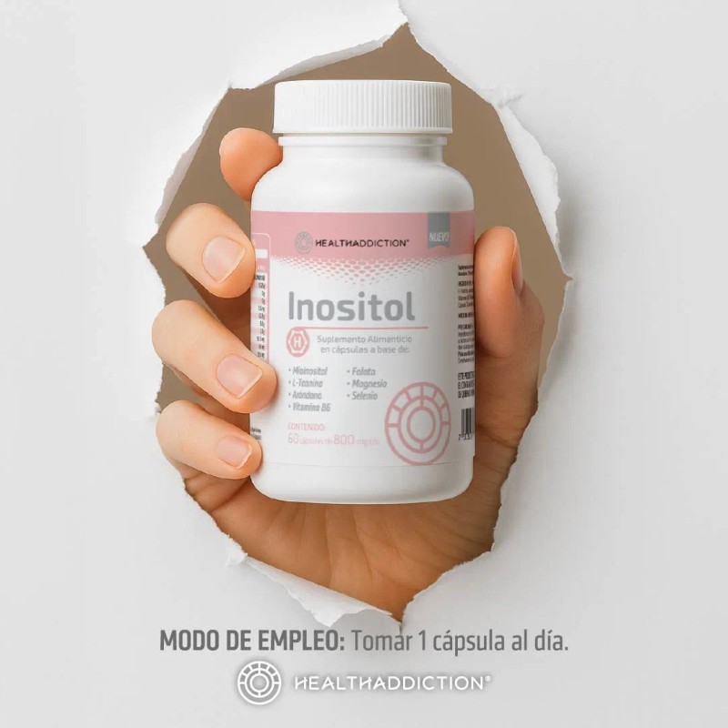 Myoinositol Mujer Magnesio Healthaddiction 60 Cápsulas Sin Sabor