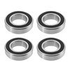Create idea 4pcs 6005-2RS Deep Groove Ball Bearings Rubber Sealed
