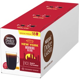 NESCAFÉ DOLCE GUSTO American Café Inspiration New York Morning Blend Coffee Capsules Pack of 3 (3 x 18 Servings)