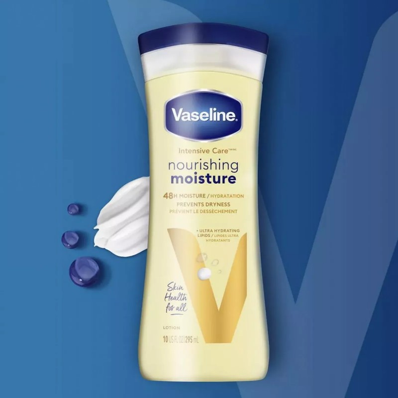 Vaseline Intensive Care Essential Healing Body Lotion Moisturizes Dry Skin