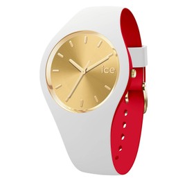 ICE-WATCH - Ice Loulou White Gold Chic - White Women's Watch with Plastic Strap, White, Strap.