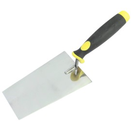 AERZETIX - C46001 - Trowel Italian square end 180mm - Masonry tool/plasterer/tiler - Ergonomic bi-material handle - Working/Plastering/Tiles/Mortar/Cement - Steel