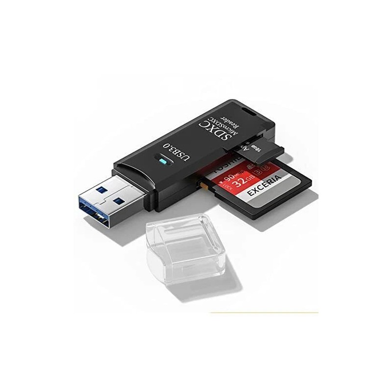 Unbranded USB 3.0 SD Card Reader for PC Micro SD