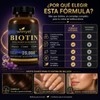 Biotina 25000 Mcg Con Colágeno Y Queratina 60 Cápsulas