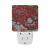 JSTEL Christmas Snowman Night Light Plug into Wall 2 Pack,Led