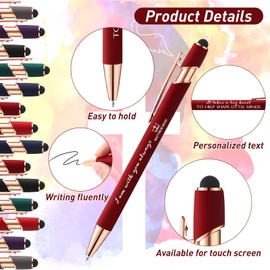 Fumete 42 Pcs Christian Ballpoint Pens Bulk Sunday School Gift for Church Stylus Pens with Inspirational Bible Verse Quote Touch Screen Sunday School Baptism Party Favor, Black Ink(Bright Color)