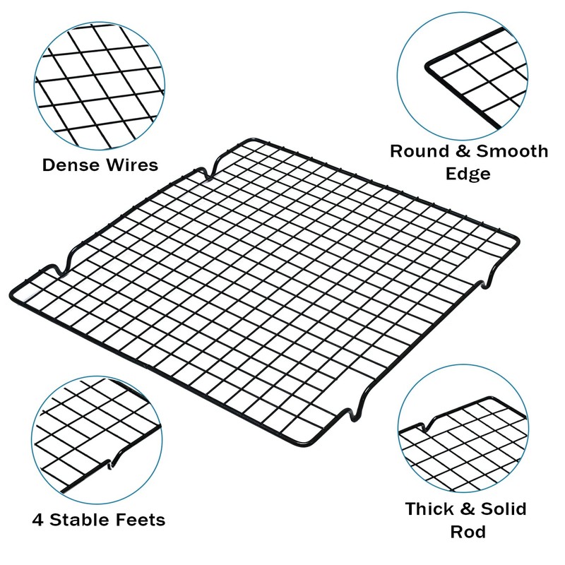 VNIMTI Baking Cooling Rack 2 Sets, Cookie Cooling Racks for