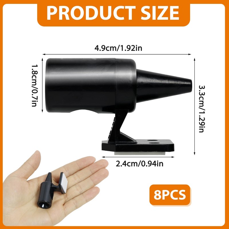 Annlpoy Deer Whistles Wildlife Warning, Made of High Quality ABS